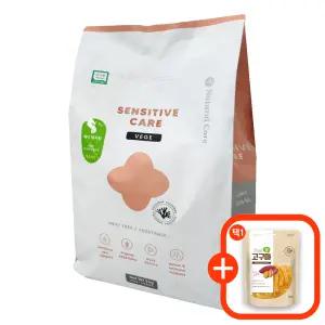 네츄럴코어 센시티브 케어 베지 3kg 비건/디톡스 채식사료 + 간식선택