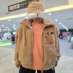 [지프] 뽀글이 후드 집업  JM0TZU453