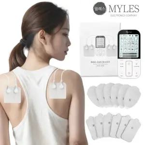 밀레스 EMS 저주파마사지기 목 어깨 허리 전신 개인용 휴대용 안마기