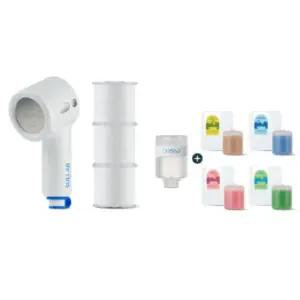 설랩 온샤 세트 미니 샤워기 + 리필 필터 본품 + 4종