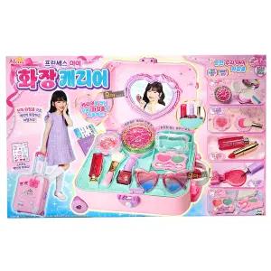 프린세스 미미 화장캐리어 어린이 화장품 선팩트 섀도우 립스틱 블러셔 매니큐어 선글라스