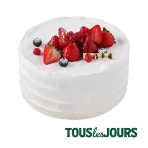 [뚜레쥬르] 진한 우유 생크림 케이크 2호