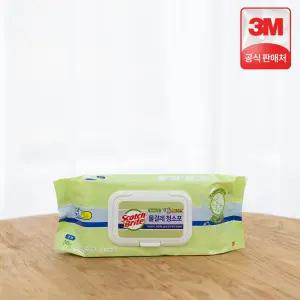 3M 물걸레청소포 베이직 더블액션 플러스 대형 150매 (30매 x 5개) 일회용 청소물티슈 스카치브라이트
