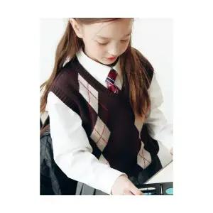 빈폴 키즈 BEANPOLE KIDS 아가일 베스트 브라운 BI5951U01D 364075
