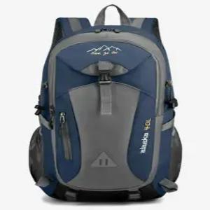 다층 대용량 아웃도어 배낭 40L - 에어메쉬 백패드/어깨끈, 경량 설계, 이어폰홀, 스틱 고정끈, 등산/여행