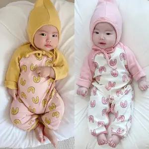 [키즈켈리]러비 보넷 슈트 / 아기옷 신생아옷 바디슈트 바디수트