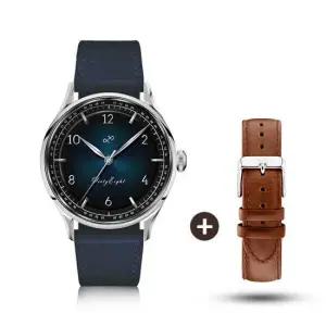 AV86 AV86 스코브 안데르센 시계 가죽 1968 QBL 블루썬레이