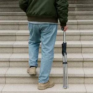 노인 지팡이 의자 접이식 스틱 보행보조 (WFJYX9E)