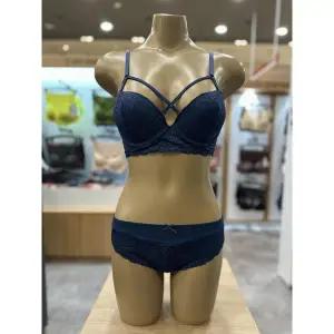 [보디가드] 예스 딥블루X스트링레이스롱브라헴팬티세트Y610 YSWBY609YSWPY610SG