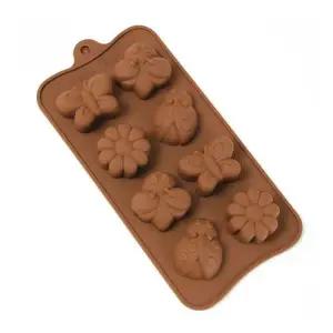 [콩심팥심]초콜렛 실리콘몰드 곤충 8구 모양틀