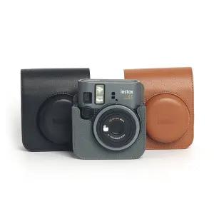 인스탁스 미니41 카메라 전용 인스탁스 로고 가죽 케이스(스트랩 포함)