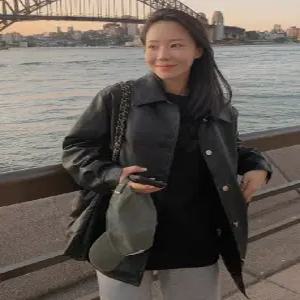 시드니 힙커버 레더자켓 (one color)