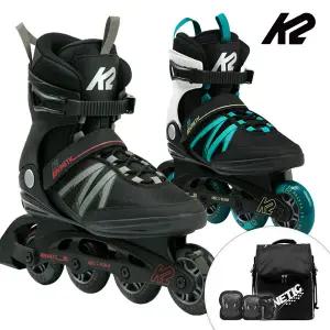 성인 인라인스케이트 K2 키네틱 80 모음 성인용 인라인+가방+보호대 신발항균건조기 휠커버