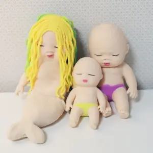 엽기 베이비 말랑이 스퀴시 모래 주물럭 스트레스볼 웃긴선물 힐링 촉감놀이