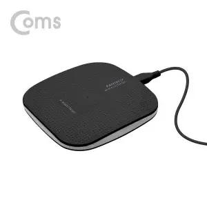 [골드스마일]Coms 스마트폰 무선 충전기 충전패드 5V 1A Black