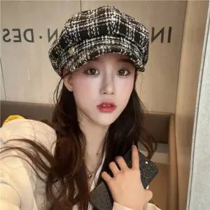 하트 포인트 체크 뉴스보이캡/헌팅캡/여성/남성/교사/학생/주니어/보이캡/빵모자/패션/여행/소풍