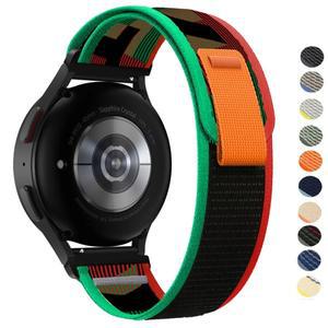 갤럭시 시계 용 트레일 루프 밴드 7 6 5 4 44mm 40mm/FE/5 Pro 나일론 코레아 팔찌 클래식 22mm 스트랩