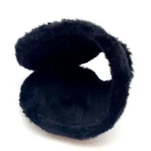 블랙 귀마개 겨울 방한 털 귀도리 귀덮개 14cm 방한귀마개 귀보호대