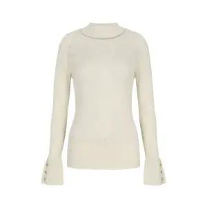 [데코](센텀시티점)메탈 라인 롱 슬리브 니트-DCKTD4905B