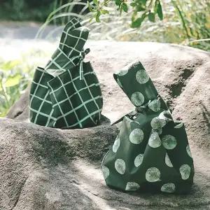 데일리 꽃무늬 패턴 도시락 가방