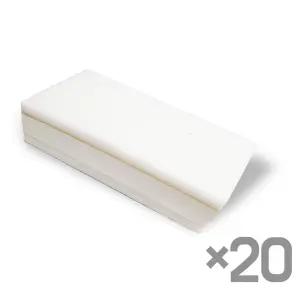 매직지우개 리필 스폰지(20개/화이트보드) 칠판 보드마카 분필 무광화이트