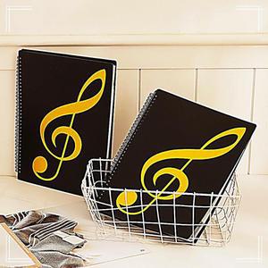 전문가용 60매(블랙) 피아노 공 클리어 악보 바인더 파일 화일 책