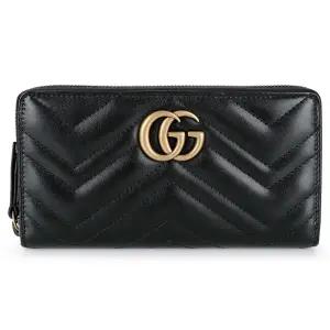 [구찌] 여성 GG 마몬트 마틀라쎄 어라운드 장지갑 443123 DTD1T 1000