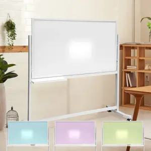 이동형 난반사 유리칠판/컬러보드 1200x900mm 양면형