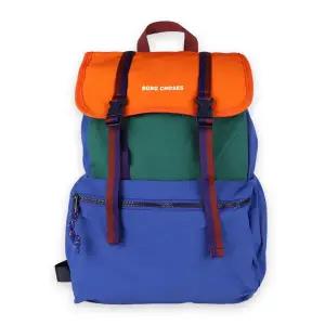 [보보쇼즈] 키즈 컬러블록 나일론 백팩(블루) B225AI051 991