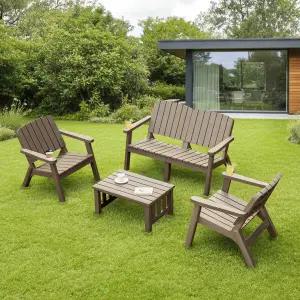 사계절 4인 테이블 소파 세트 실내 야외 정원 카페 커피숍 루프탑 플라스틱 낮은 쇼파 의자