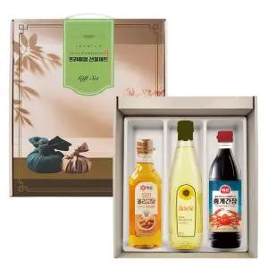 프리미엄3종 식용유선물세트  카놀라유 해바라기유  백설 설날 명절 설선물 추석