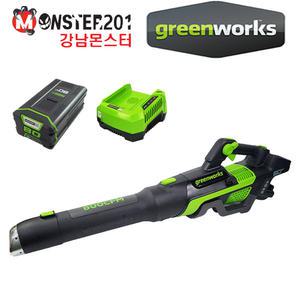 그린웍스 80V 충전블로워 본체+충전기+5Ah배터리1개 브로워 송풍기 눈 낙엽 청소