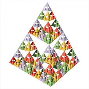 시어핀스키 삼각형 전개도(300매)