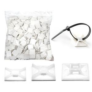 케이블마운트 (대용량) 접착식 사각 마운트 케이블홀더 선정리용품 -2사이즈