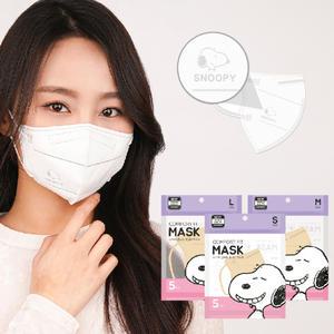 스누피마스크 컬러 새부리형마스크 30매 대형 중형 소형
