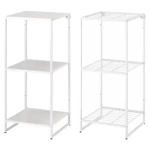 JOSTEIN 요스테인 틈새 3단 선반유닛, 실내외겸용 41x40x90cm/수납장/책장/장식장