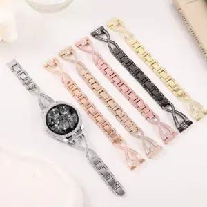 오르몽트 갤럭시워치8 7 6 5 4 3 호환 크로스 큐빅 브레이슬릿 메탈 갤럭시워치스트랩 시계줄 줄질