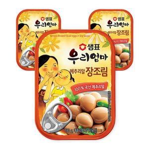 샘표 우리엄마 메추리알장조림 130G x 3개입