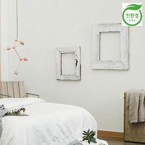 (친환경) 크레파펠 접착식 실크 벽지 50cm X 10M / 타탄_화이트