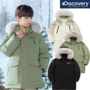 [디스커버리키즈](김해점)51%할인  정상가 309000원   한파 걱정 없는 빵빵한 하프기장 그래비 다운 미...