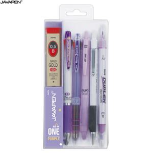 [자바펜] 자바 올인원 문구세트 선물세트 12000 퍼플