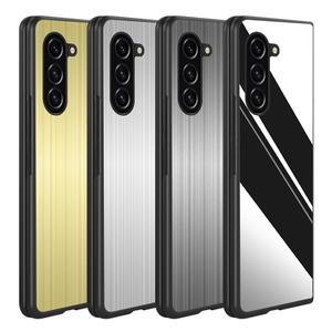 갤럭시Z폴드7 6 5 4 3 2 제트지 슬림 스테인리스 스틸 하드 핸드폰 케이스