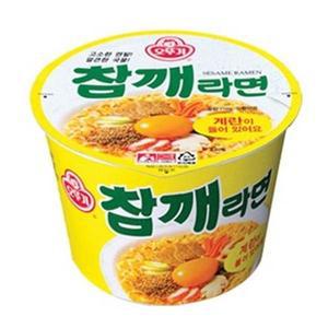 [오뚜기]참깨라면 용기 12개입/컵라면[17207377]