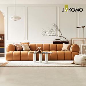 [자코모] 델 4인 카우치형 레체 이태리 천연면피 소가죽 소파(전체가죽)