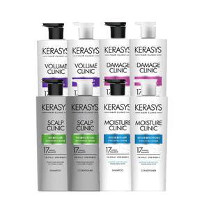 케라시스 클리닉 두피/모이스춰/데미지/볼륨 클리닉 샴푸 컨디셔너 600ml