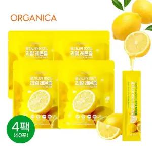100  리얼 레몬즙 15포 4박스 총 60포