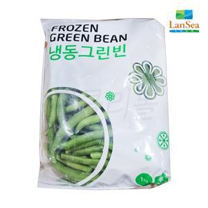 랜시 냉동 그린빈 1kg/그린빈스 줄기콩 껍질콩 샐러드 토핑