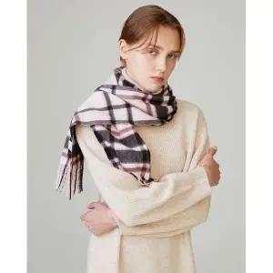 갤러리아 DBMU4F908P2 닥스 남녀공용 핑크 체크 캐시미어100% 머플러