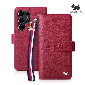 아가타 정품 카드 수납 지갑형 다이어리 핸드폰 케이스 갤럭시 S25 엣지 S24 S23 FE S22 노트20 울트라 S21 플러스 A16 A15 A25 A35 퀀텀5 퀀텀4 A34 A24 A32 A53 A33 아이폰 17 에어 16 15 14 프로 맥스 지갑케이스