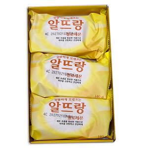 LG 알뜨랑 비누 오리지널(옐로레몬) 140g 75개입 BOX